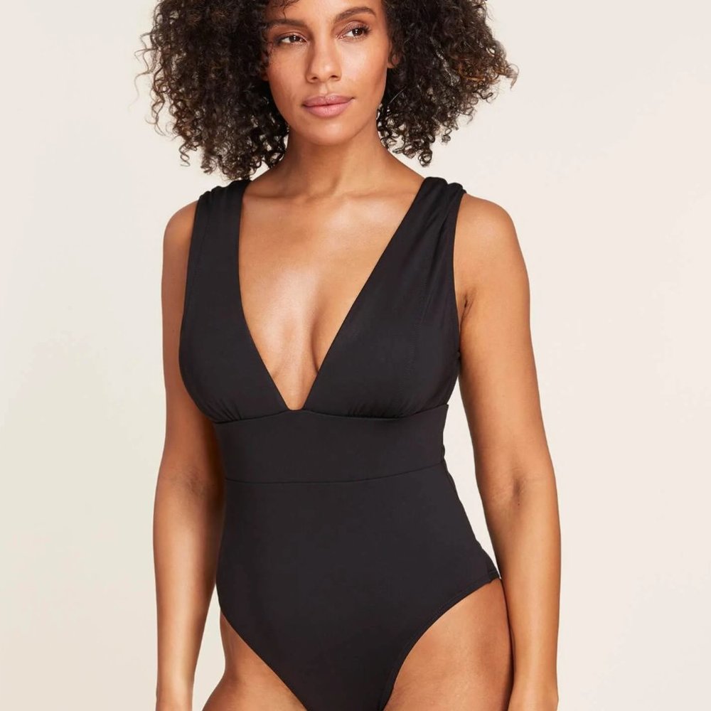 Andie Swim Mykonos Classic Black Cheeky - M
